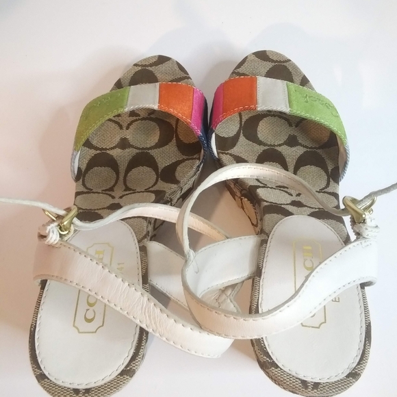 Coach 6 Anamaria Sandal Wedges - Picture 7 of 13